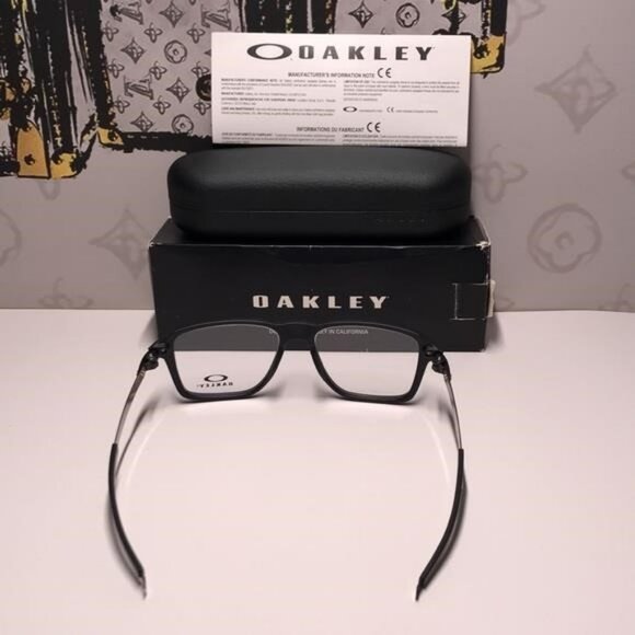 New Authentic Oakley Black Eyeglasses OX8166-0152 - Picture 8 of 12